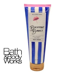 Bath and Body Works ultra Shea butter cream in Beachfont blanket 8 oz full size